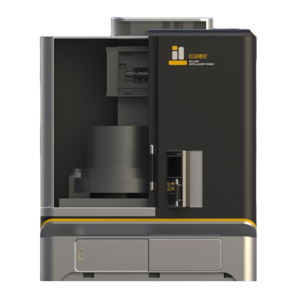 Vertical five-axis turning and milling compound machine tool